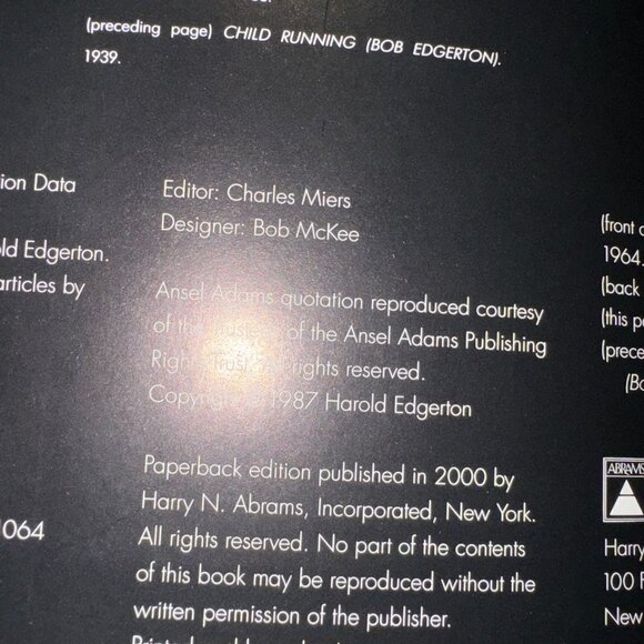 Stopping Time The Photographs of Harold Edgerton HC DJ Photographer Art Book - Picture 11 of 16